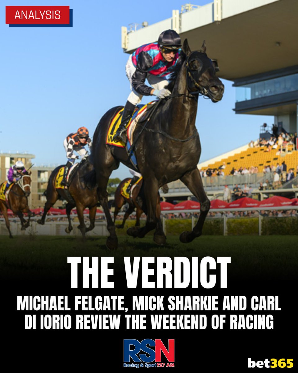 RSN Racing & Sport (@rsn927) on Twitter photo PLENTY on the agenda after a BIG weekend of racing.
LISTEN BACK 👉 rsn.net.au/news/rsn-podca…
<a href="/m_felgate/">Michael Felgate</a> | <a href="/TheSharkTweet/">Mick Sharkie</a> | <a href="/CDi_Iorio/">Carl Di Iorio</a> | <a href="/bet365_aus/">bet365 Australia</a> | #RacingPulse PLENTY on the agenda after a BIG weekend of racing.
LISTEN BACK 👉 rsn.net.au/news/rsn-podca…
<a href="/m_felgate/">Michael Felgate</a> | <a href="/TheSharkTweet/">Mick Sharkie</a> | <a href="/CDi_Iorio/">Carl Di Iorio</a> | <a href="/bet365_aus/">bet365 Australia</a> | #RacingPulse