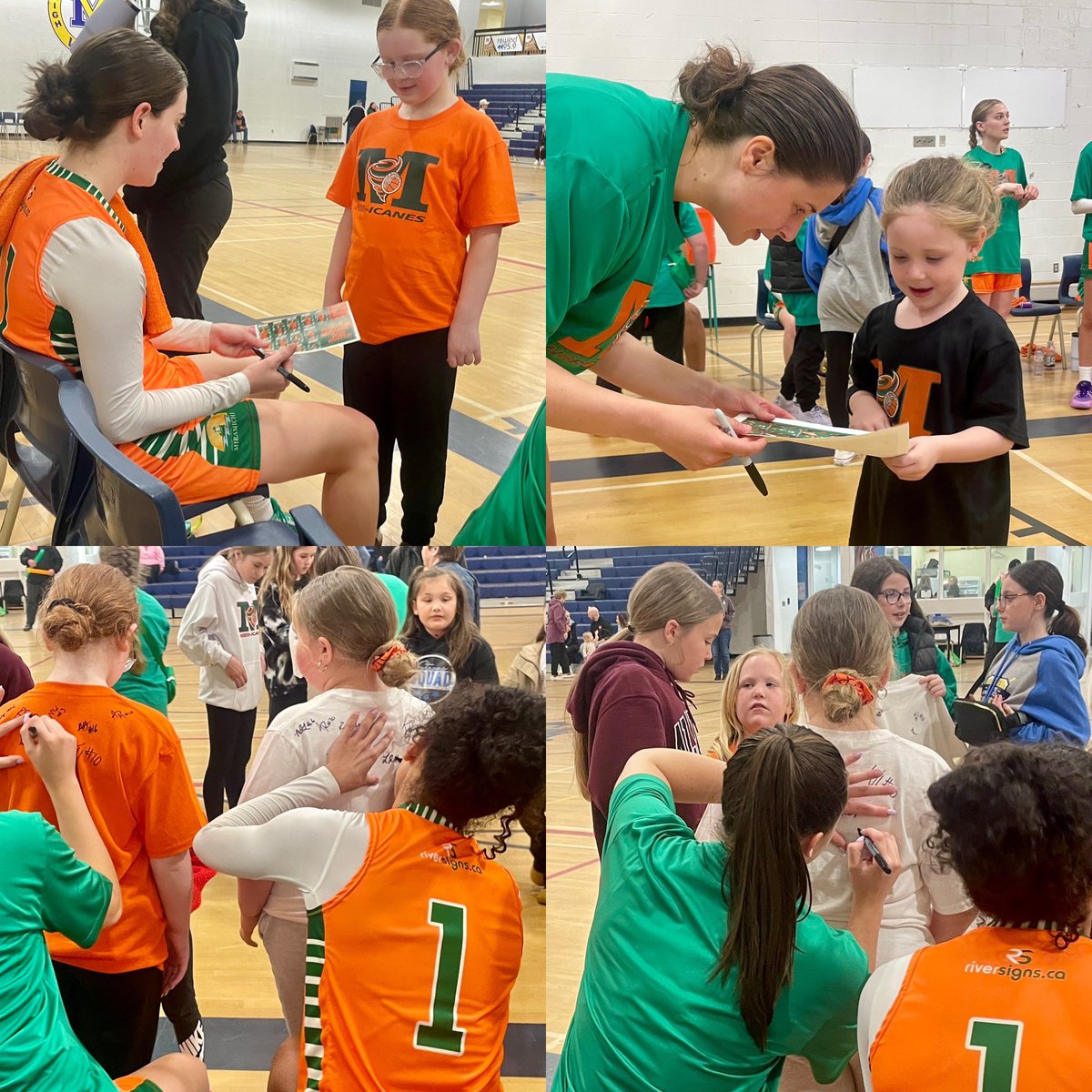 hericanesbball's tweet photo. These Girls!!! 💚🏀🧡 #miramichproud #lotsofsmiles #hericanenation @wattersja @rewind959fm  @the_mwba  @NeilBnbtd https://t.co/cio8vNkNvY