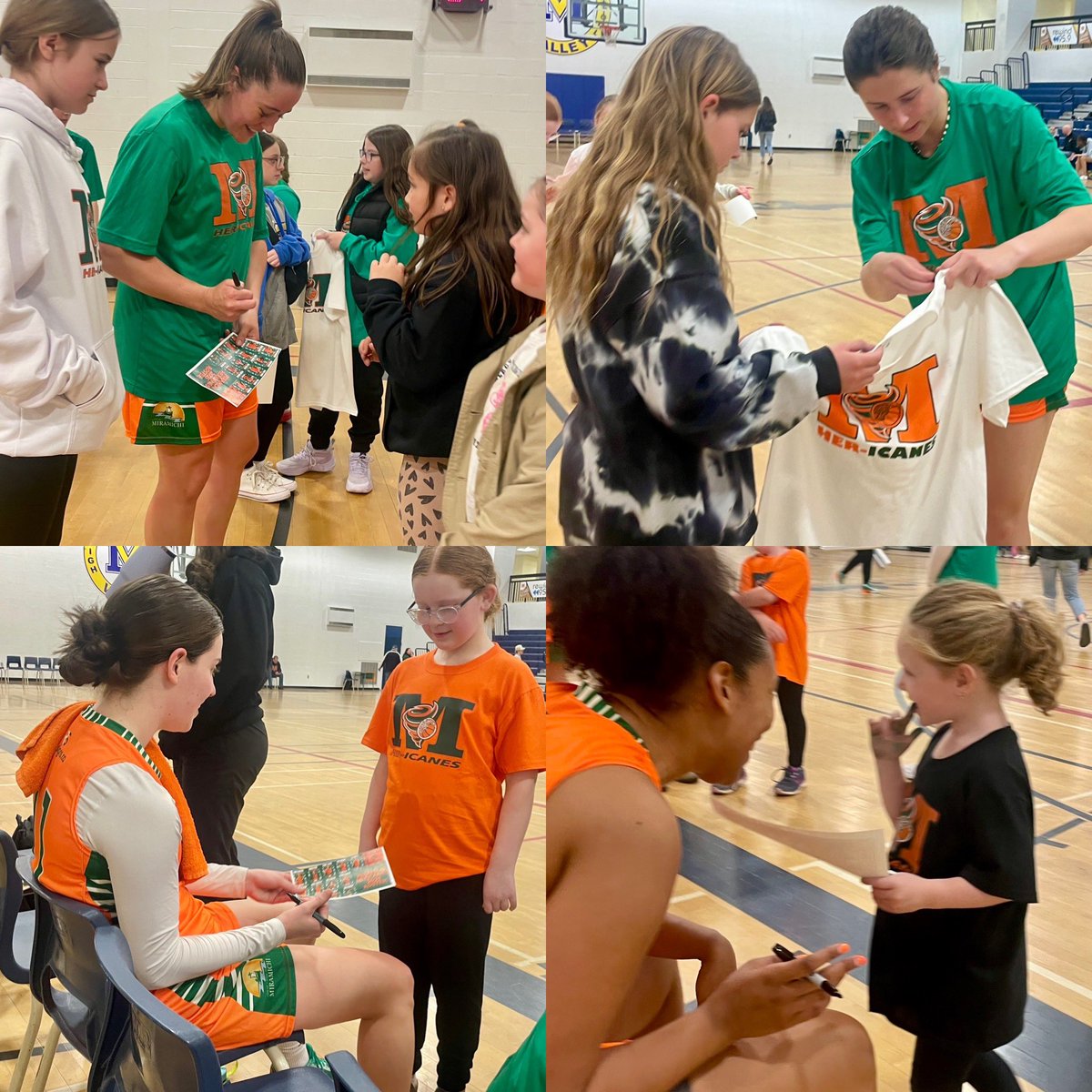 hericanesbball's tweet photo. These Girls!!! 💚🏀🧡 #miramichproud #lotsofsmiles #hericanenation @wattersja @rewind959fm  @the_mwba  @NeilBnbtd https://t.co/cio8vNkNvY