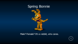 Reminder that William Afton's fursona is canonically a non binary rabbit.