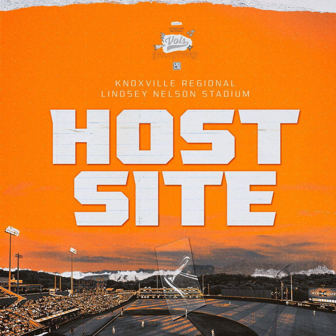 Tennessee Baseball (@vol_baseball) on Twitter photo More baseball will be played at Lindsey Nelson this season!
See you this weekend #VolNation!
Reminder to tune in to the <a href="/NCAABaseball/">NCAA Baseball</a> Selection Show tomorrow at noon ET on ESPN2 for the full bracket unveiling.
#GBO🍊 More baseball will be played at Lindsey Nelson this season!
See you this weekend #VolNation!
Reminder to tune in to the <a href="/NCAABaseball/">NCAA Baseball</a> Selection Show tomorrow at noon ET on ESPN2 for the full bracket unveiling.
#GBO🍊