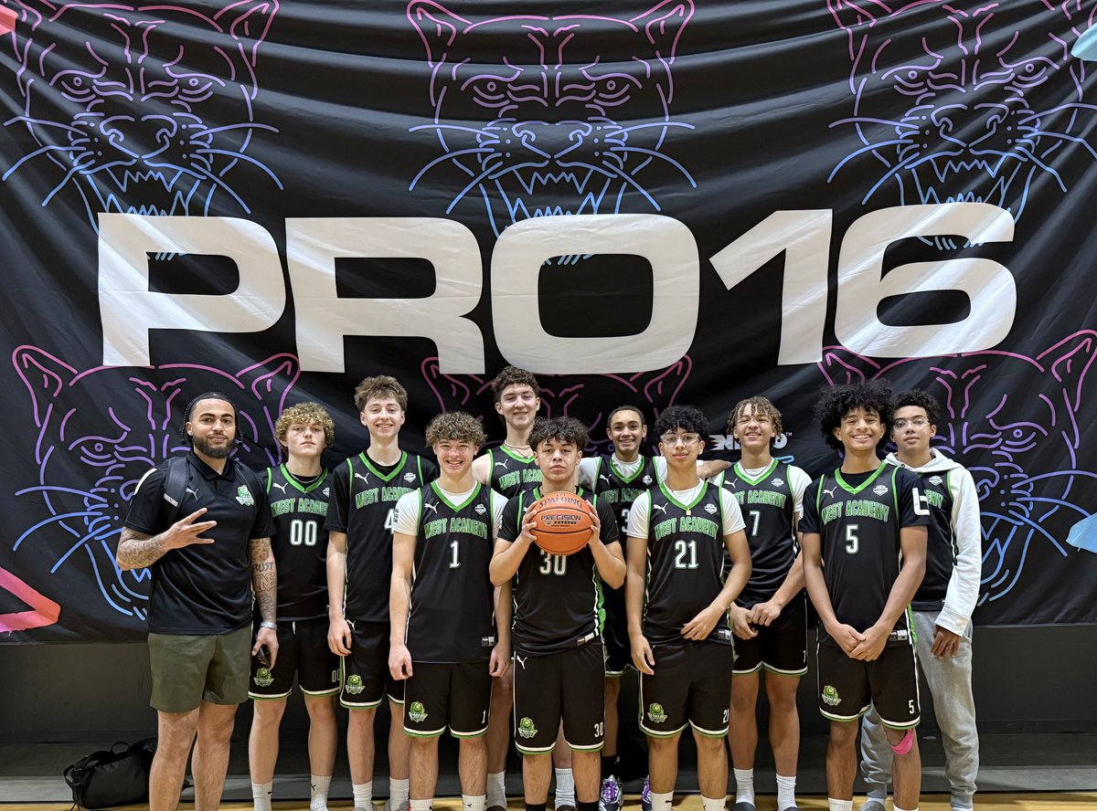 West Academy 15u Boys finished the with a 71-57 victory vs NW Legends led by Ryder S. 17pts, 4stls, 5 (3’s), Raziah F. 16 pts, Markus S. 11pts, 9ast, Zarrick R. 9pts, Sonny B. 7pts, 6rebs, Kash V. 6pts, 6rebs, TJ W. 5pts, 5stls. West Academy 16u Boys closed out Session 9