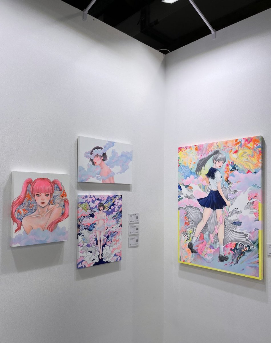 marinabe's tweet photo. 2025/4/17-4/20まで台湾にて開催してました【ART MONSTER 2025 Taiwan 】に
TingTingArtSpaceさんから出展させていただきありがとうございました。

今後も精進し制作していきたいと思いますので、応援をよろしくお願いいたします。

@tingtingartspace https://t.co/bZwqJnrLWg