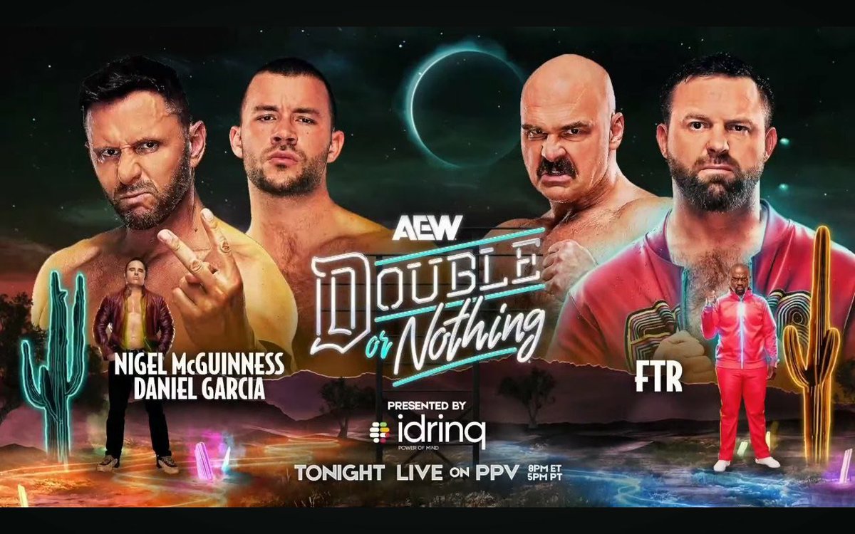 This should be a six man tag with six inch tall Stoke and six inch Daddy Magic fighting in their own tiny ring #AEWDoN