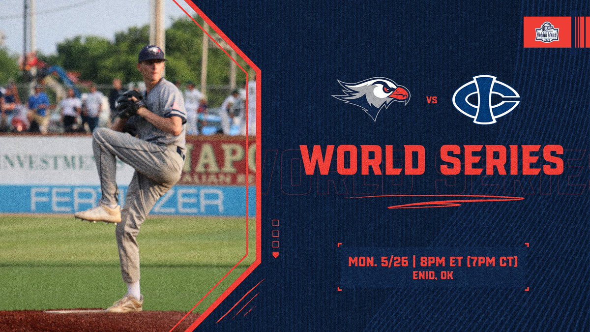 Lackawanna College Falcons (@falconssports) on Twitter photo #GAMEDAY! Elimination Time At The World Series. Someone's gotta go...
⏰ 8:00pm ET (7:00pm CT)
🆚 <a href="/ICTritons/">Iowa Central Tritons</a> (<a href="/ICCCBaseball/">Iowa Central Baseball</a>)
📍 Enid, OK
🏟️ David Allen Memorial Ballpark
📺 bit.ly/43xfhN7 ($)
#GoFalcons // <a href="/FalconsBase/">Lackawanna Baseball</a> // <a href="/NJCAABaseball/">NJCAA Baseball</a> #GAMEDAY! Elimination Time At The World Series. Someone's gotta go...
⏰ 8:00pm ET (7:00pm CT)
🆚 <a href="/ICTritons/">Iowa Central Tritons</a> (<a href="/ICCCBaseball/">Iowa Central Baseball</a>)
📍 Enid, OK
🏟️ David Allen Memorial Ballpark
📺 bit.ly/43xfhN7 ($)
#GoFalcons // <a href="/FalconsBase/">Lackawanna Baseball</a> // <a href="/NJCAABaseball/">NJCAA Baseball</a>