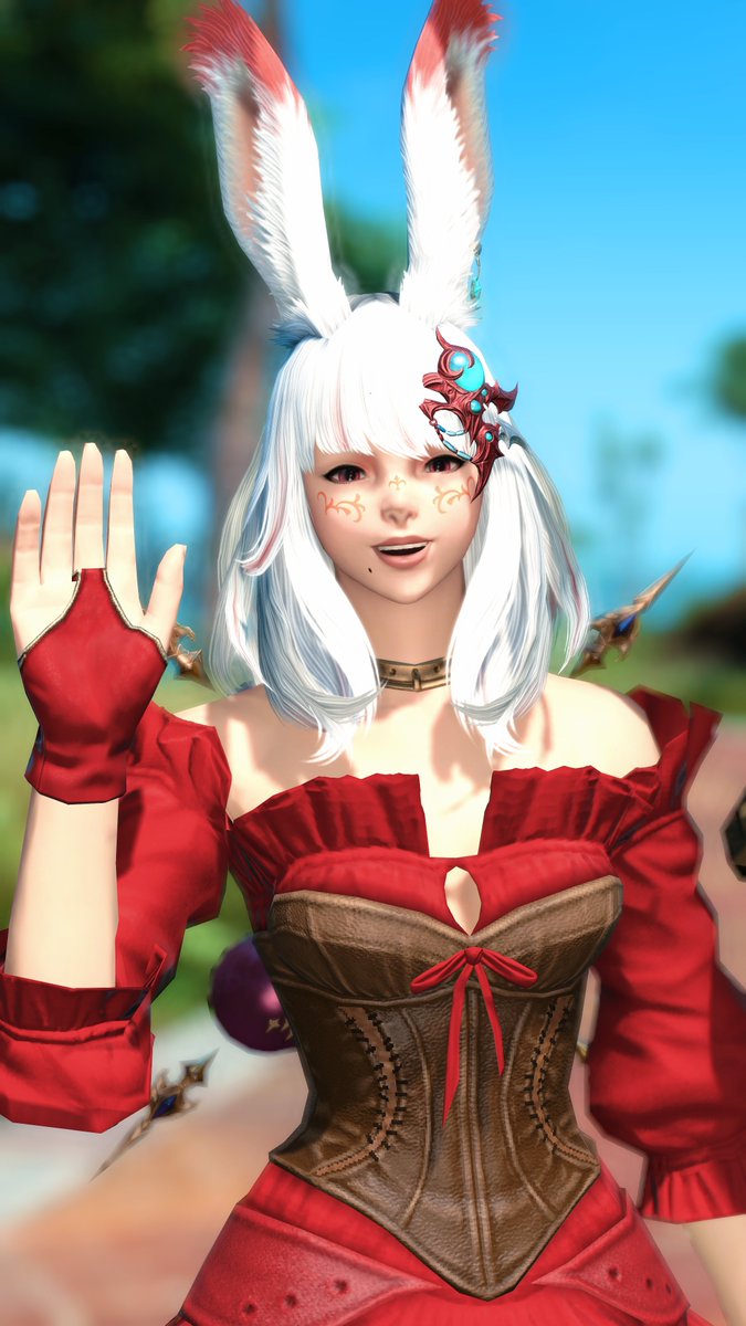 #おはウサ です！
明日は朝からメンテなんですねー。無人島のスケジュール設定終わらせないと❣
#ff14 #ffxiv