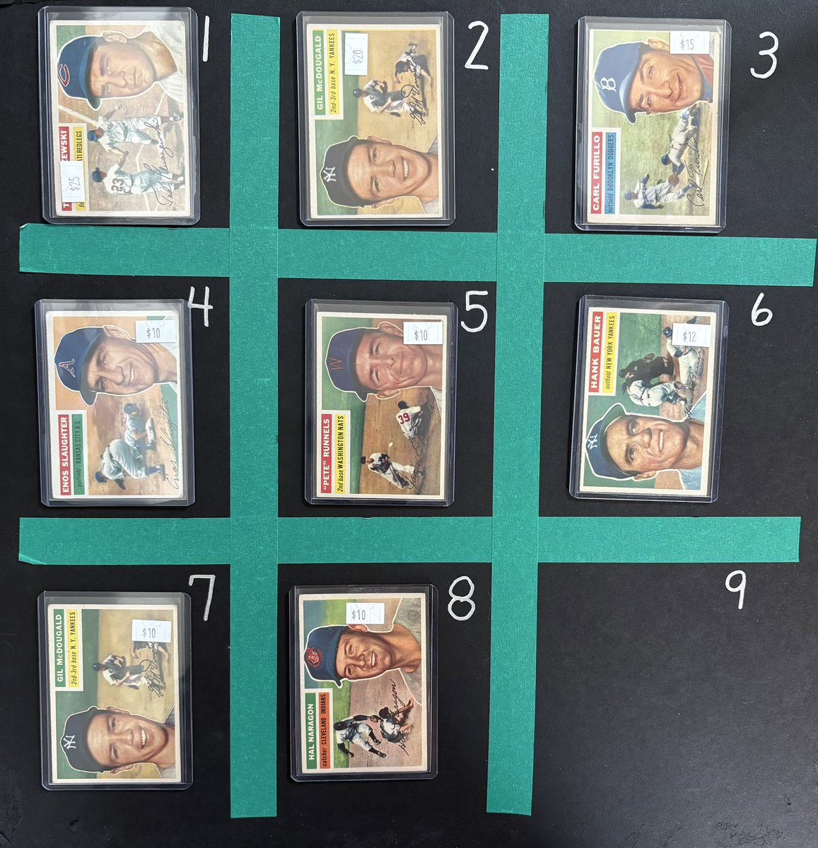 burrisjohn's tweet image. Going to close out the night with a few higher end from 1948-1956…
Lot #71
Priced as marked
See my pinned tweet for shipping and payment info.