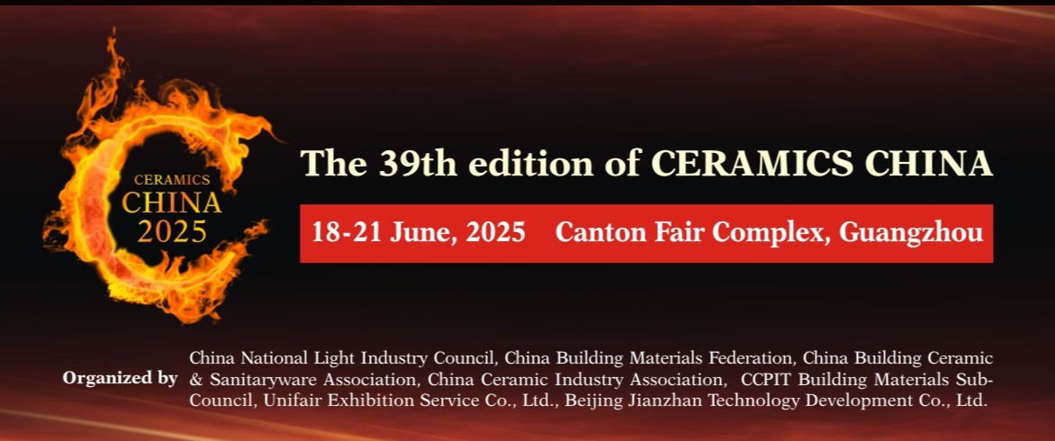 The 39th edition of CERAMICS CHINA
Canton Fair Complex,Guangzhou
18th-21st June,2025
BAOTAO Machinery Booth Number:E727