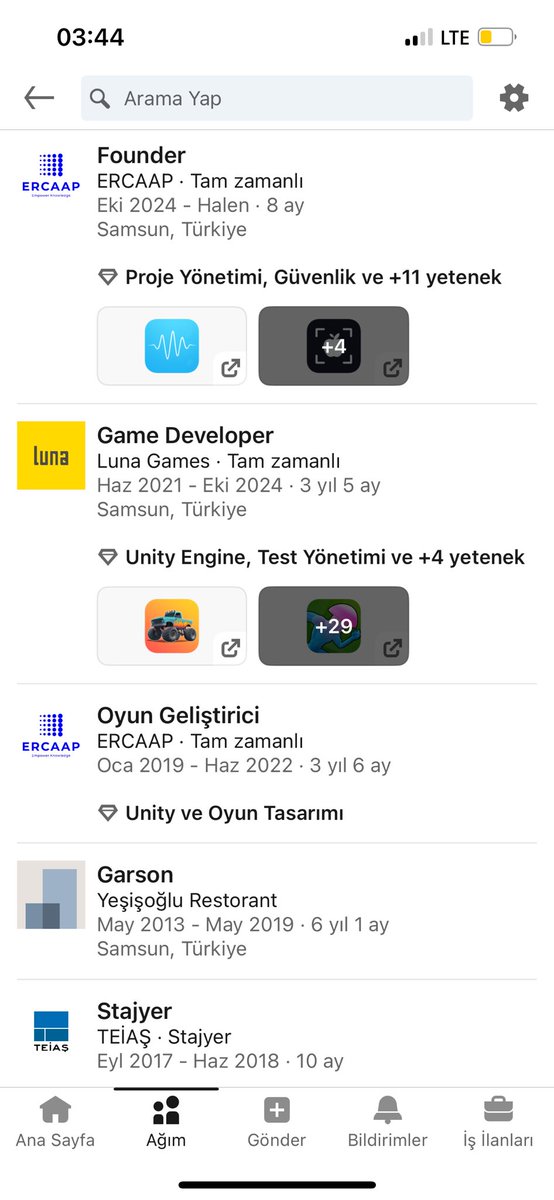 Herkes yaptığı ilk mesleği ve yaşı yazsın..
ben çalışma hayatına on üç yaşında garsonlukla başladım