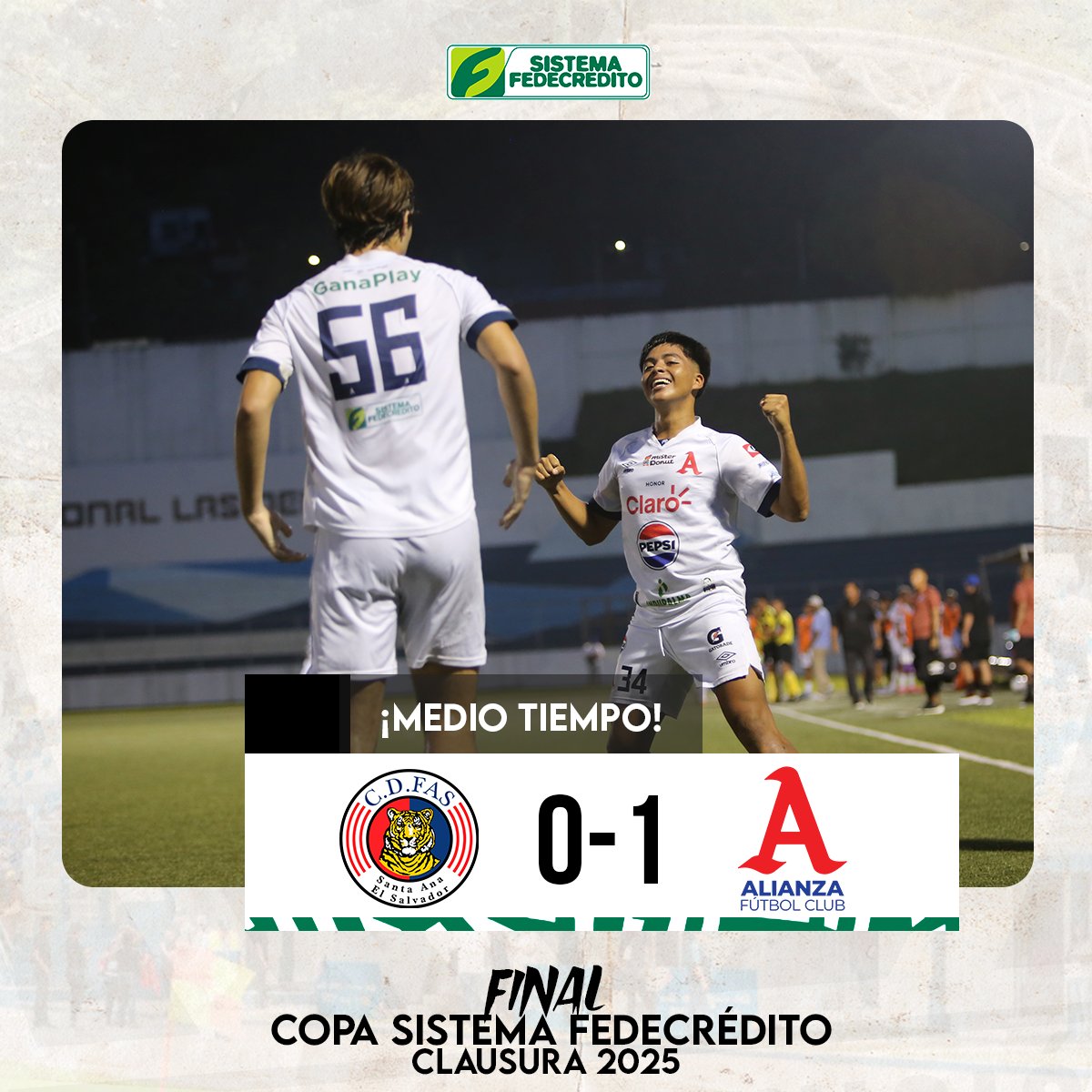 primerafutboles's tweet photo. ๐๐ถ๐ป๐ฎ๐น ๐๐ข๐ฃ๐ ๐ฆ๐๐ฆ๐ง๐๐ ๐ ๐๐๐๐๐๐ฅ๐ฬ๐๐๐ง๐ข ๐๐
โฑ๏ธ Descanso.
#FAS 0-1 #Alianza
David Pineda ๐
#FinalReservas #Clausura2025 #FASvsALI https://t.co/FXtntkafoW
