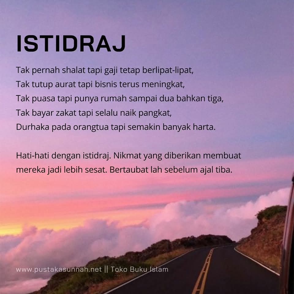 fotodakwah's tweet photo. Istidraj https://t.co/Qbcn1uQaRN