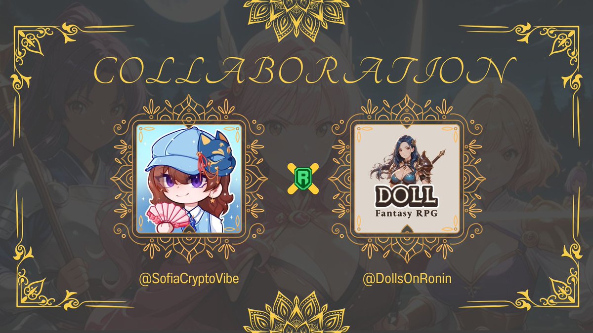 𝓢𝓸𝓯𝓲𝓪 (@sofiacryptovibe) on Twitter photo 🎀 Doll Fantasy RPG WL Giveaway – 4 GTD Spots!
A Play-to-Earn waifu battler built on <a href="/ronencoin/">Ronen Mining Network</a> - Send your NFTs into fantasy combat and earn $DOLL!
🎁 4 GTD WL ➜ 3 MINT PER WALLET
👇 To Participate: ⚠️
1️⃣ Follow <a href="/SofiaCryptoVibe/">𝓢𝓸𝓯𝓲𝓪</a> & <a href="/DollsOnRonin/">Doll Fantasy RPG</a> & <a href="/ronencoin/">Ronen Mining Network</a>
2️⃣ Tag 3 🎀 Doll Fantasy RPG WL Giveaway – 4 GTD Spots!
A Play-to-Earn waifu battler built on <a href="/ronencoin/">Ronen Mining Network</a> - Send your NFTs into fantasy combat and earn $DOLL!
🎁 4 GTD WL ➜ 3 MINT PER WALLET
👇 To Participate: ⚠️
1️⃣ Follow <a href="/SofiaCryptoVibe/">𝓢𝓸𝓯𝓲𝓪</a> & <a href="/DollsOnRonin/">Doll Fantasy RPG</a> & <a href="/ronencoin/">Ronen Mining Network</a>
2️⃣ Tag 3