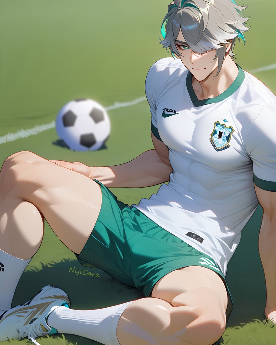 One more match? ⚽  
More exclusive shots – link in bio. 
#Alhaitham