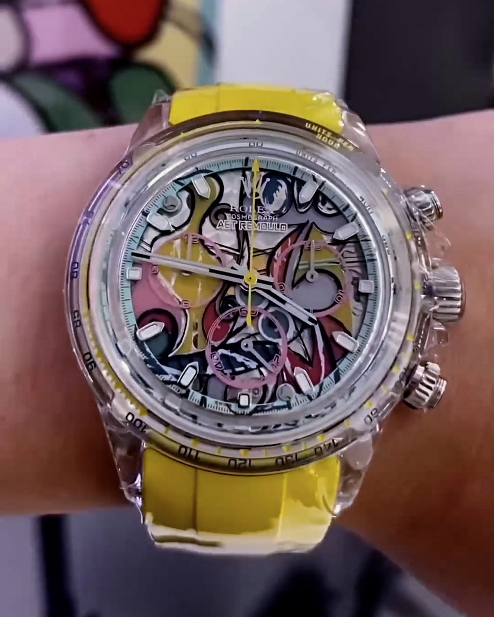 WORLDTIMER_'s tweet photo. Epic Fusion: Picasso and Rolex Daytona in a Dazzling Sapphire AET REMOULD Masterpiece
劳力士迪通拿 蓝宝石水晶透明手表
Price & Details: https://t.co/8i9z5gvfw3
#RolexCosmograph #RolexDaytonaWatch #daytonaWatch #rolexnewmodel #rolexdesign #rolexforum #RolexGang #RolexClub #corum https://t.co/EsMtpadjVb