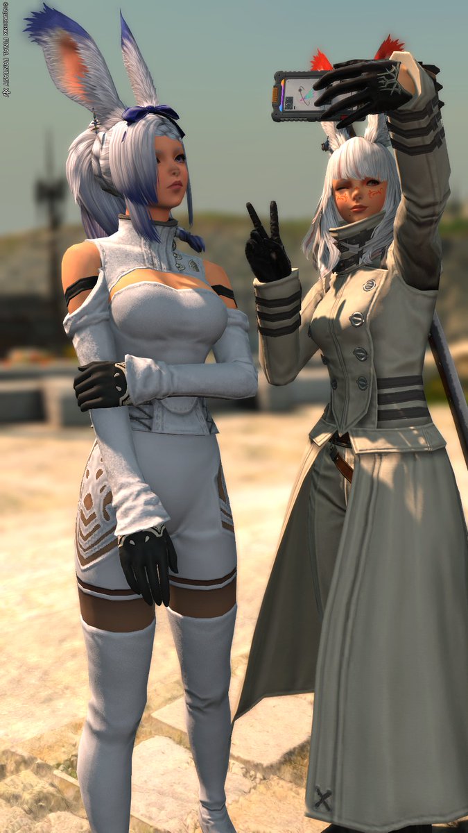 しろがねさん発見！
昨晩Titanから移動して離席したまま？
ということで盗撮ｗ
#ff14 #ffxiv