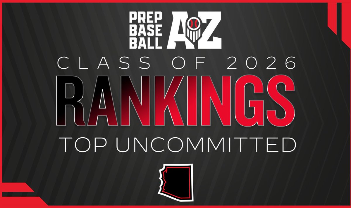 Prep Baseball Arizona (@prepbaseballaz) on Twitter photo π πΉπππππππ π«πππ π«πππ: π»ππ πΌππππππππππ
π
We continue to feature the Class of 2026 the a Deep Dive into the Updated Player Rankings #BeSeen
Today, we will highlight some of the top ranked uncommitted players in the 2026 class.
π·π©+ - π πΉπππππππ π«πππ π«πππ: π»ππ πΌππππππππππ
π
We continue to feature the Class of 2026 the a Deep Dive into the Updated Player Rankings #BeSeen
Today, we will highlight some of the top ranked uncommitted players in the 2026 class.
π·π©+ -