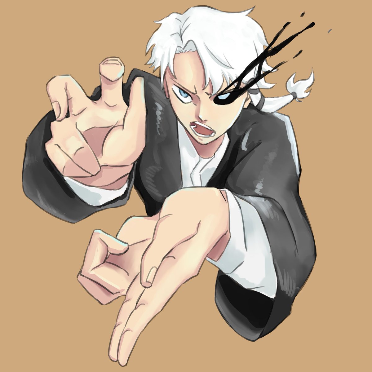 epocoru's tweet image. Hakuri Sazanami

#カグラバチ #kagurabachi #bachiart