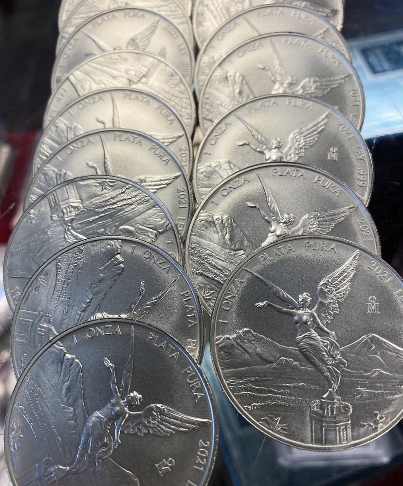 2021 1 Oz libertad silver coin
$37 each 
Buy it now 

Zelle
Cashapp 
PayPal 
Apple Pay 
Venmo 
Crypto (10 %discount )accepted as payment options 
 #coin #coins #numismatics #coincollecting #silver #numismatic #coincollection #coincollector #silvercoinage