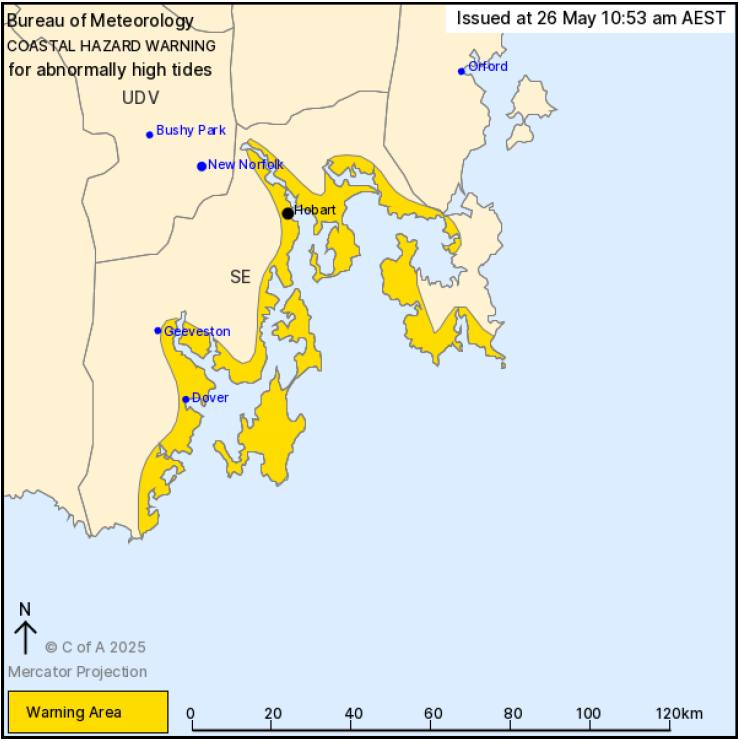TasALERT (@tasalert) on Twitter photo .<a href="/BOM_Tas/">Bureau of Meteorology, Tasmania</a> has issued a Coastal Hazard Warning - Abnormally High Tides for people in parts of South East and East Coast Forecast Districts.
For more information, go to: bit.ly/3xjD8RV .<a href="/BOM_Tas/">Bureau of Meteorology, Tasmania</a> has issued a Coastal Hazard Warning - Abnormally High Tides for people in parts of South East and East Coast Forecast Districts.
For more information, go to: bit.ly/3xjD8RV