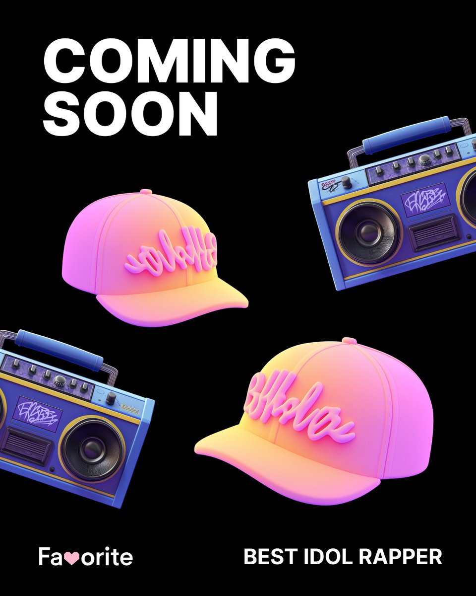 COMING SOON
🔜 베스트 아이돌 래퍼

이번주 수요일(5/28)에 오픈하는
베스트 아이돌 래퍼 후보를 공개합니다!

[ 후보 ]
- CL
- G-DRAGON
- RM
- 김홍중 (ATEEZ)
- 다미 (드림캐쳐)
- 소연 (i-dle)
- 아사 (BABYMONSTER)
- 류 (리레볼루션)
- 연준 (투모로우바이투게더)
- 제노 (NCT DREAM)
- 주호