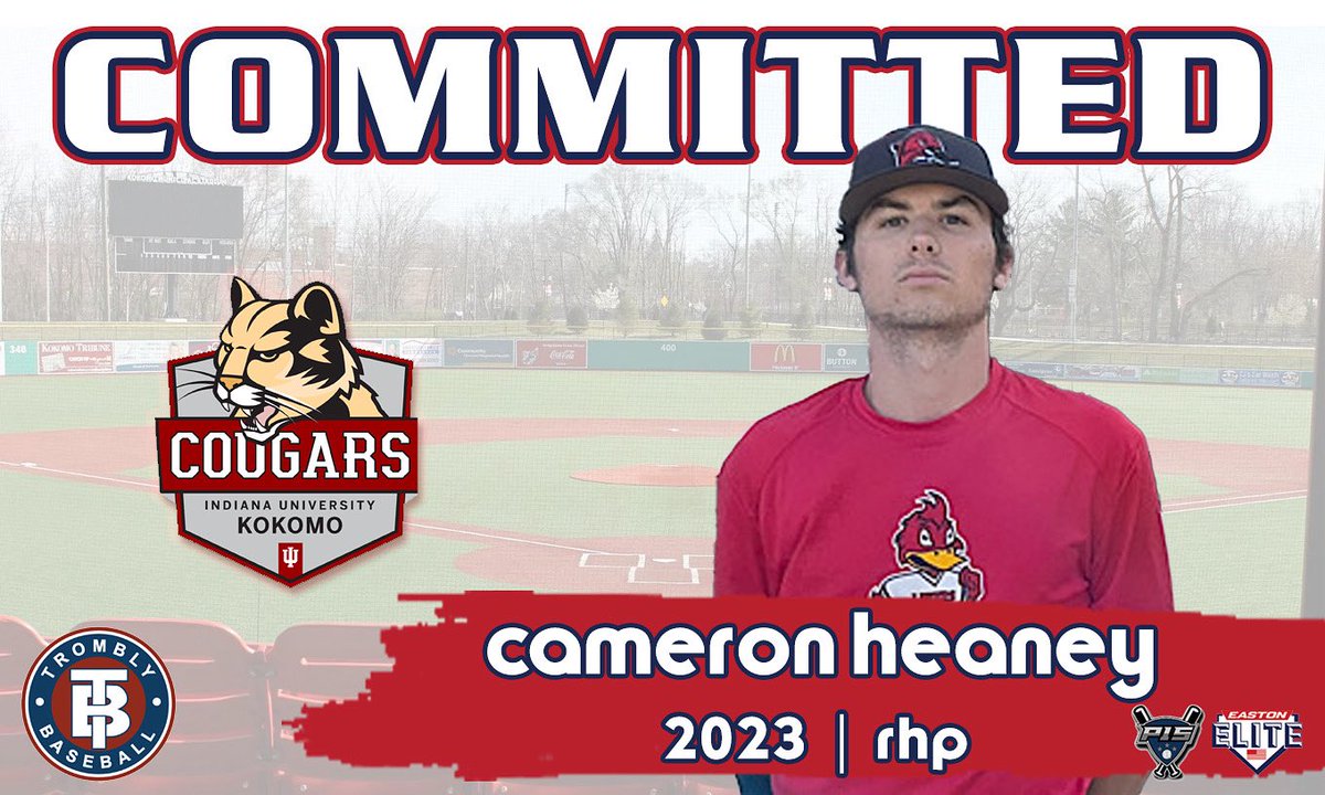 Steve Trombly (@tromblybaseball) on Twitter photo Congratulations to <a href="/camheaney14/">Cameron Heaney</a> who committed to Indiana University Kokomo. He’s a Soph at <a href="/LLC_Baseball/">Lake Land Baseball</a> currently playing in the JUCO World Series.
@tromblytribe #TBRecruits Congratulations to <a href="/camheaney14/">Cameron Heaney</a> who committed to Indiana University Kokomo. He’s a Soph at <a href="/LLC_Baseball/">Lake Land Baseball</a> currently playing in the JUCO World Series.
@tromblytribe #TBRecruits