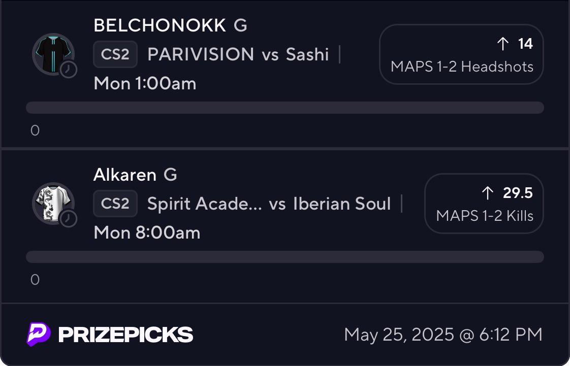 RS3Props's tweet image. CS2 🔒

#GamblingX | #PrizePicks | #Underdog| #CS2| #eSports 

prizepicks.onelink.me/gCQS/shareEntr…