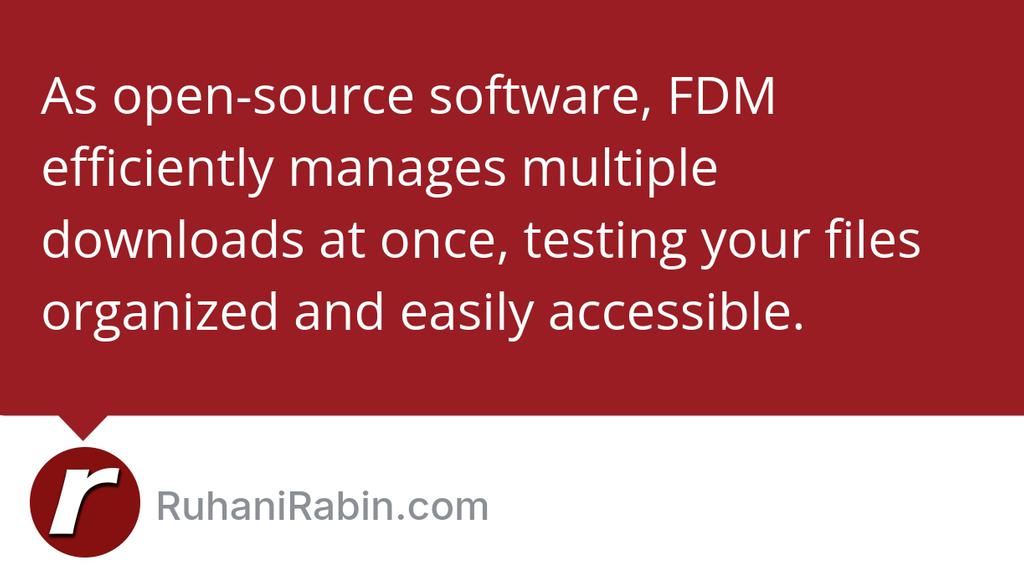 ruhanirabin's tweet photo. As open-source software, FDM efficiently manages multiple downloads at once, testing your files organized and easily accessible.

Read more 👉 https://t.co/6KN0jUnrob

#FreeSoftware #BoostProductivity #Windows11 https://t.co/dlSMm5tgvU