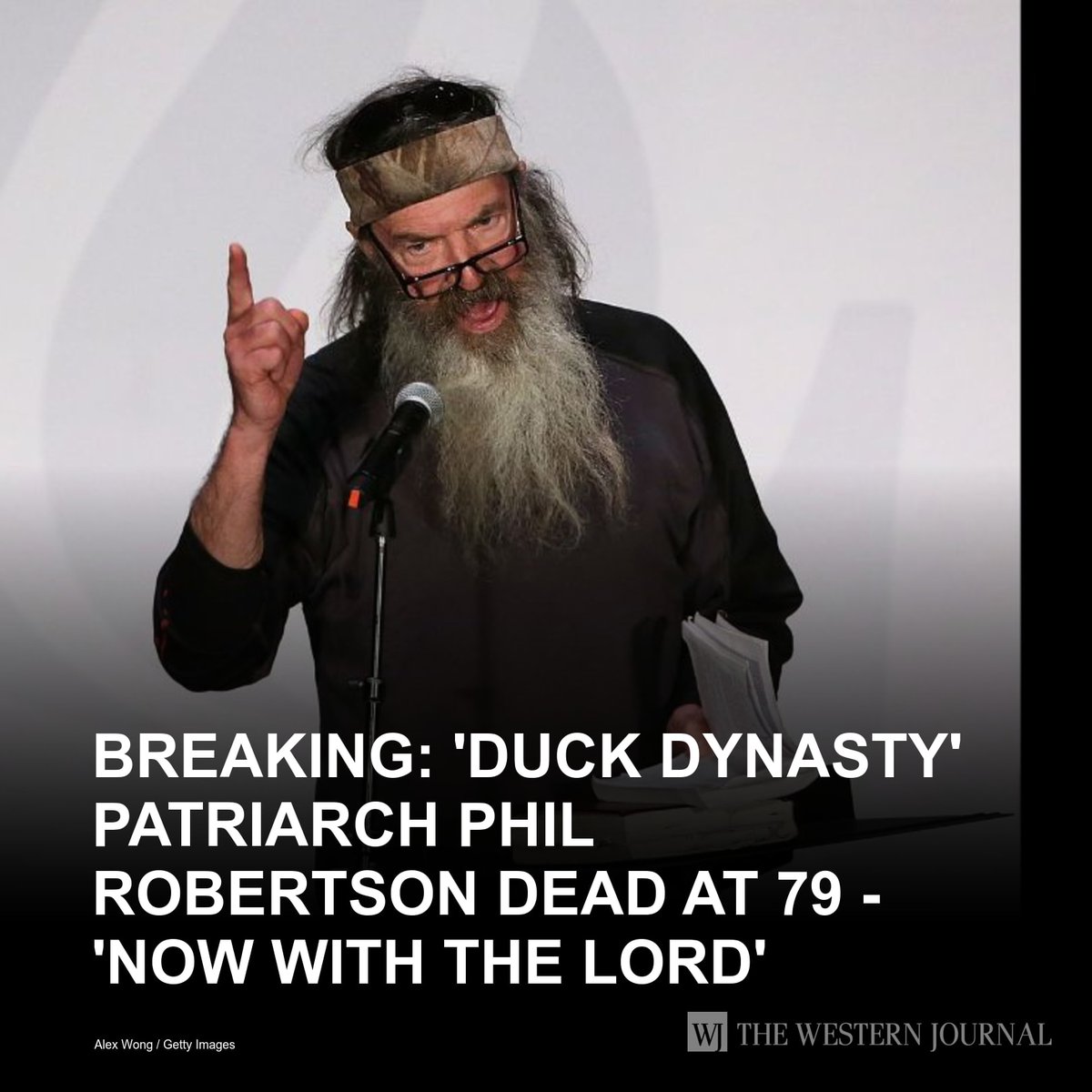 Phil Robertson, best known as the patriarch of "Duck Dynasty," passed away on Sunday. Robertson's health battles have been well documented over the past several months. In December, the Robertson family shared news that Phil had been diagnosed with… w-j.co/s/c6cab