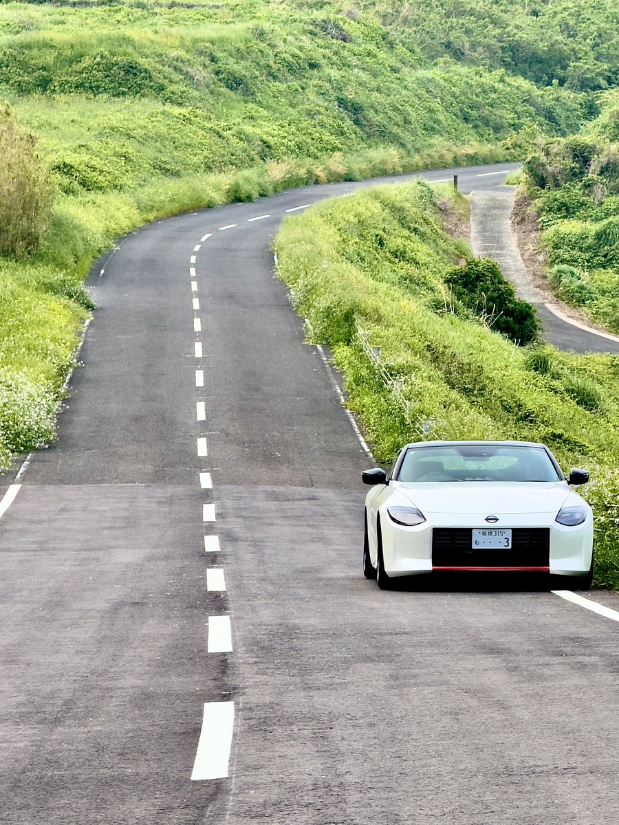 電柱もガードレールも無いワインディングを走る💨
至福の時😙
＃RZ34
#フェアレディZ