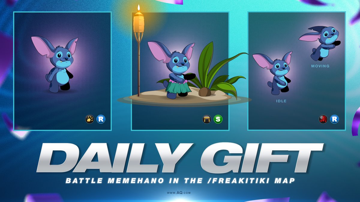 To celebrate the new Lilo &amp; Stitch movie, <a href="/Yo_Lae/">Lae 🔥</a> channeled his inner mad scientist to answer the question: "what would you get if you crossed Stitch and a Moglin?" 🤔 Battle Memehano in the /freakitiki map through June 30th to get your new gear! AQ.com