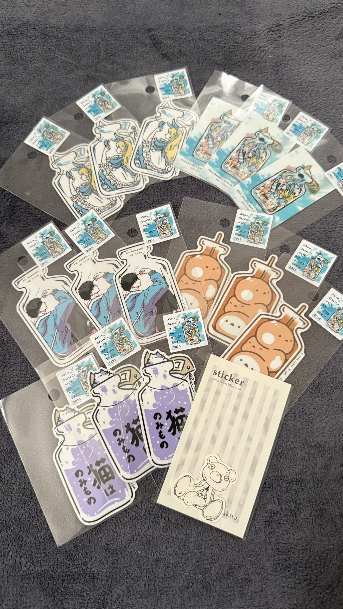 ビーサイドレーベル　佐々木昂 個展限定ステッカー ビーサイドレーベル佐々木昂 個展限定ステッカー