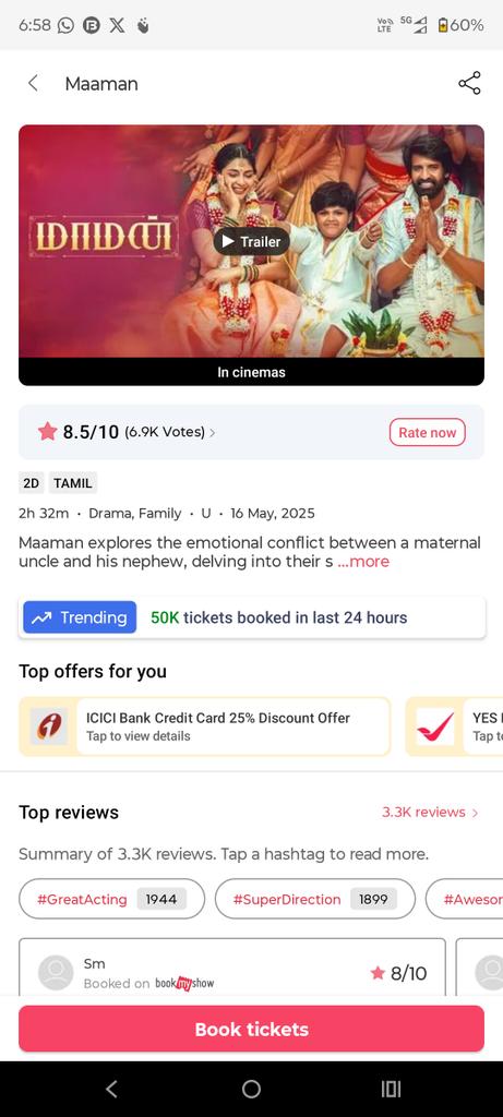 Santhosh Vasee (@santhprabha) on Twitter photo <a href="/sooriofficial/">Actor Soori</a>
Blockbuster success na 💫✨👌
Excellent weekend bookings✨👍
<a href="/p_santh/">prasanth.P</a> 👏👏👏🙏
💥FAMILY STAR
SOORI 💥 <a href="/sooriofficial/">Actor Soori</a>
Blockbuster success na 💫✨👌
Excellent weekend bookings✨👍
<a href="/p_santh/">prasanth.P</a> 👏👏👏🙏
💥FAMILY STAR
SOORI 💥