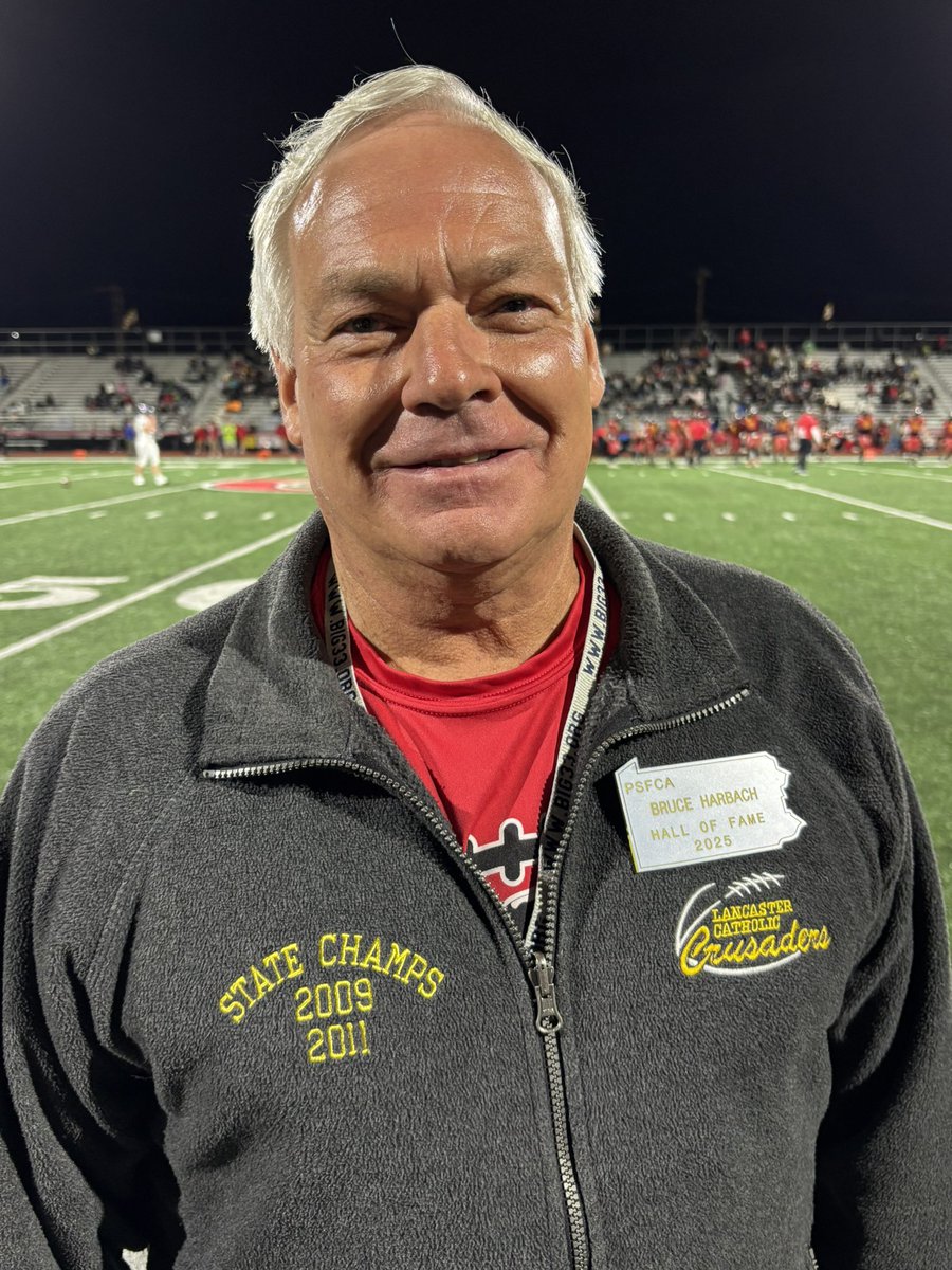 Paul Roberts (@paulrobertscuse) on Twitter photo Congratulations to Wilson’s Doug Dahms and Bruce Harbach of Schuylkill Valley!
They were inducted into the PSFCA Hall of Fame this weekend and honored at halftime of the Big 33 Football Classic
🏈
<a href="/PSFCA_/">PSFCA</a>
<a href="/psfcabig33/">PSFCA BIG33 Football Classic</a>
<a href="/WilsonBulldogs/">Wilson Bulldogs Football</a>
<a href="/SVPantherFB/">Schuylkill Valley High School Football</a>
<a href="/EPAFootball/">EasternPAFootball</a> Congratulations to Wilson’s Doug Dahms and Bruce Harbach of Schuylkill Valley!
They were inducted into the PSFCA Hall of Fame this weekend and honored at halftime of the Big 33 Football Classic
🏈
<a href="/PSFCA_/">PSFCA</a>
<a href="/psfcabig33/">PSFCA BIG33 Football Classic</a>
<a href="/WilsonBulldogs/">Wilson Bulldogs Football</a>
<a href="/SVPantherFB/">Schuylkill Valley High School Football</a>
<a href="/EPAFootball/">EasternPAFootball</a>