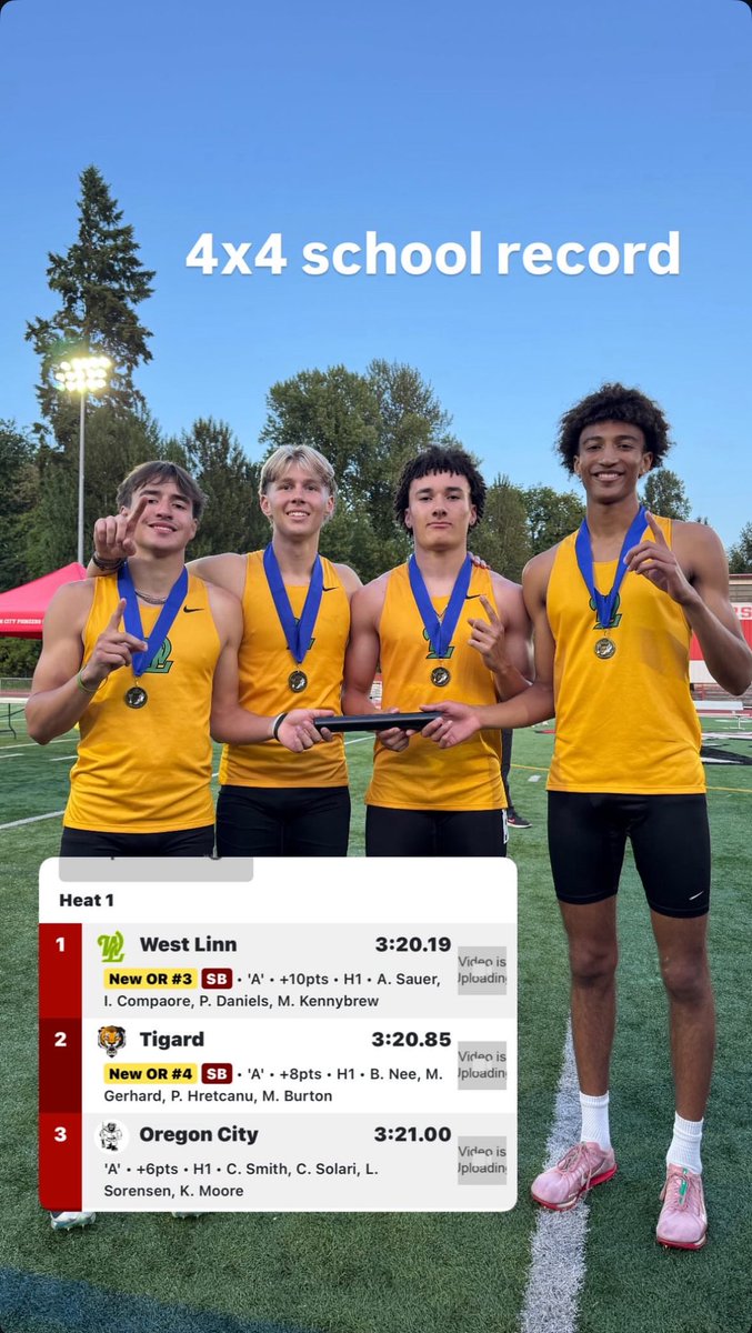 MJ Kennybrew (@mkennybrew) on Twitter photo Had a great finish at the TRL District championship! Onto state !
<a href="/wlhs_football/">WEST LINN LIONS FOOTBALL</a> <a href="/coach_gentry27/">Trevor Gentry</a> Had a great finish at the TRL District championship! Onto state !
<a href="/wlhs_football/">WEST LINN LIONS FOOTBALL</a> <a href="/coach_gentry27/">Trevor Gentry</a>