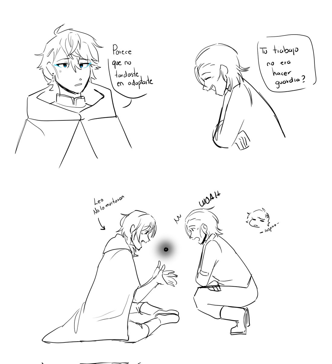 Quiero compartir q tengo una yumeship con izumi
Ayer les cree su primer AU y la vdd me gustó bastante jajaja
La primera es el original por así decirlo, las demás son del AU q les hice ✨