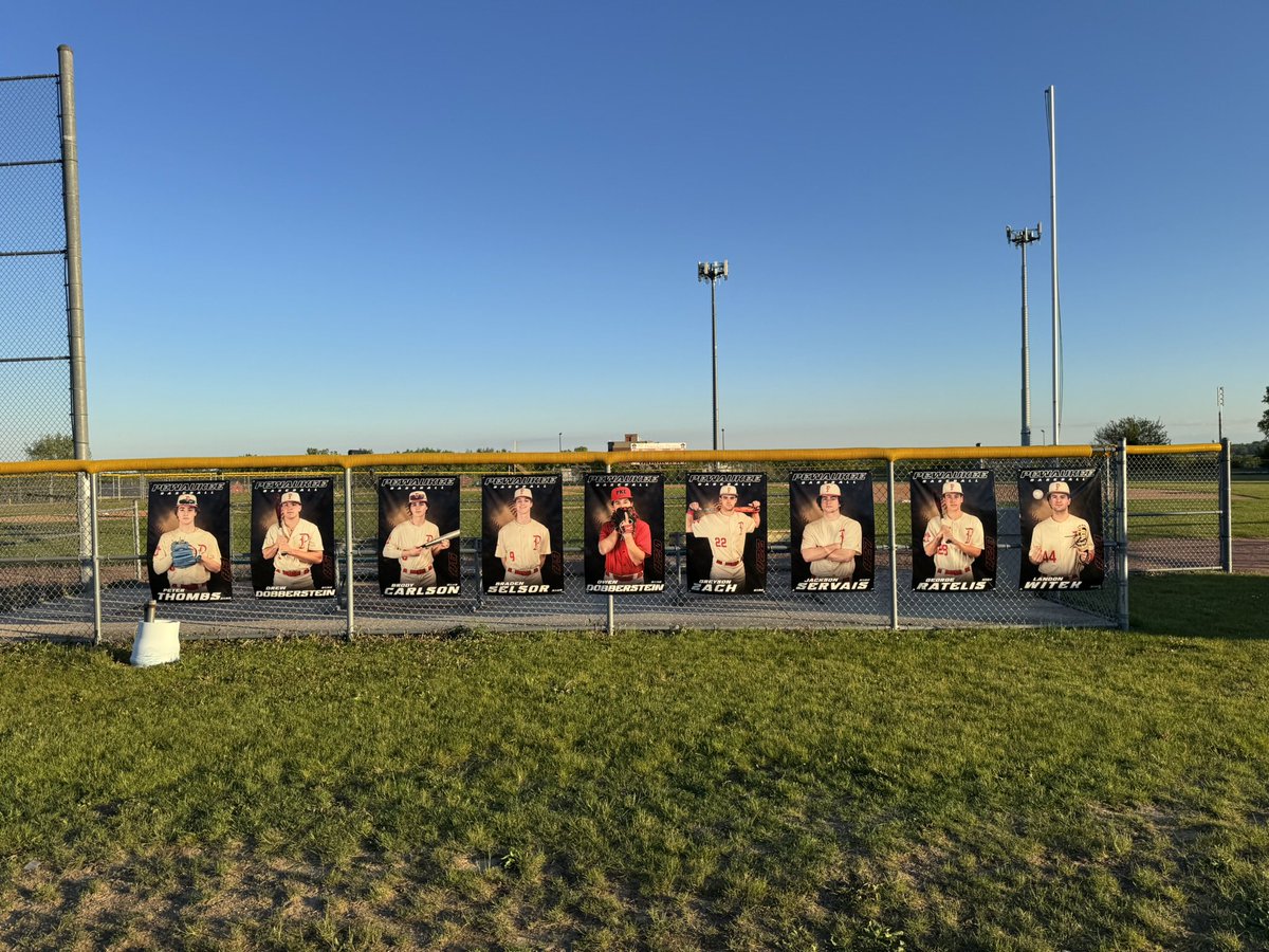 Senior Night on Memorial Day at WCTC!  

Celebrating our NINE seniors - the largest senior class in school history.  Many of them have played together since they were 8 years old!