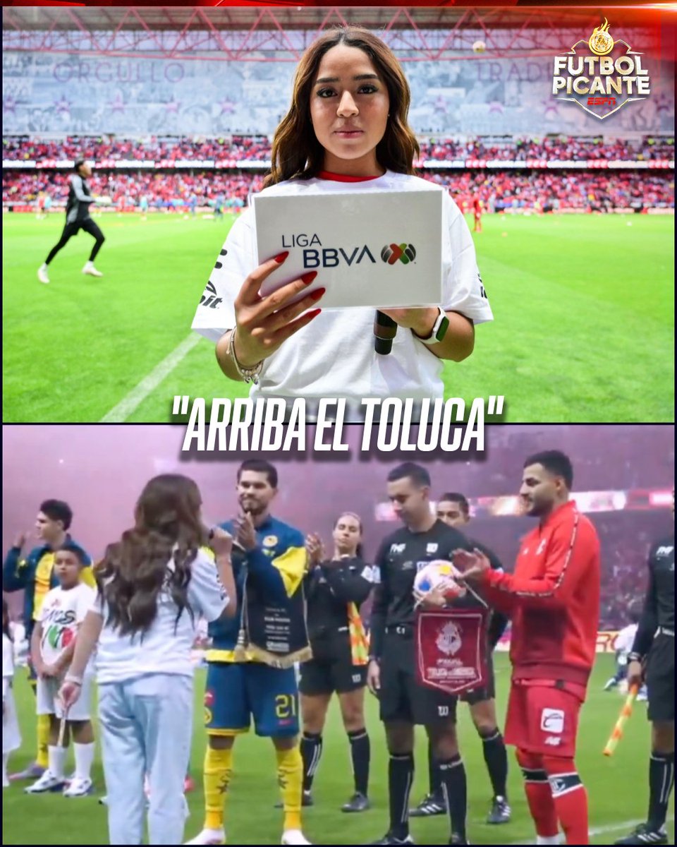 La representante de todos los antiamericanistas 😅

"Juega limpio, siente tu liga y arriba el Toluca" 🗣️