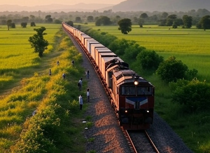 airnewsalerts's tweet image. The first #cherry cargo train is set to roll from Jammu and Kashmir to Mumbai next month. In a first-of-its-kind initiative to transport perishable produce outside Jammu and Kashmir, #Jammu railway division has gotten its first VP indent (a request for the allocation of a full