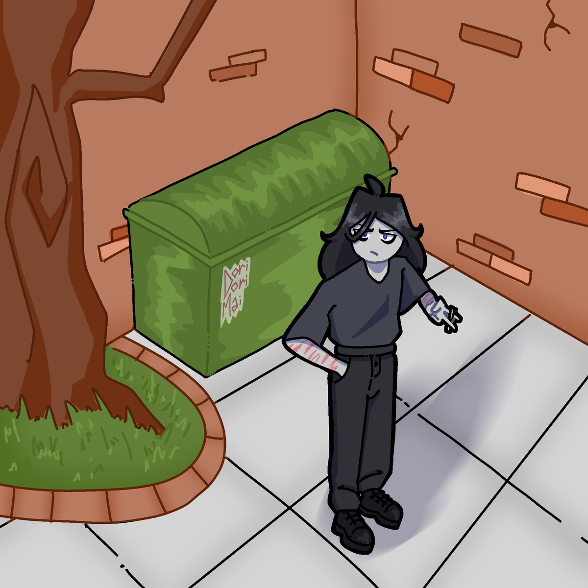 Meet… cute?

#yourboyfriend #yourboyfriendgame #y0urb0yfriend #y0urb0yfriendgame #ybg #yourboyfriendoc #peterking #peterdunbar #yourboyfriendpeter #gothpeter #yourboyfriendyn #ybgyn #ynsona #yourboyfriendgameoc #peteryourboyfriend #ybgpeter