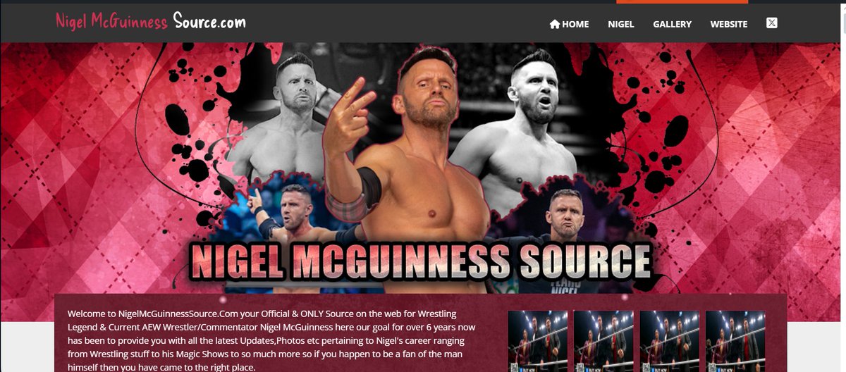 NigelSource's tweet image. As promised our @McGuinnessNigel Website is OFFICIALLY REOPENED !!! I Wanna give a HUGE Thank you to @IAmTumblweeeed for designing our amazing layouts for us !! 

nigelmcguinnesssource.com
nigelmcguinnesssource.com/Gallery/index.…

#NigelMcGuinness #AEW #AEWCollision #AEWDoN