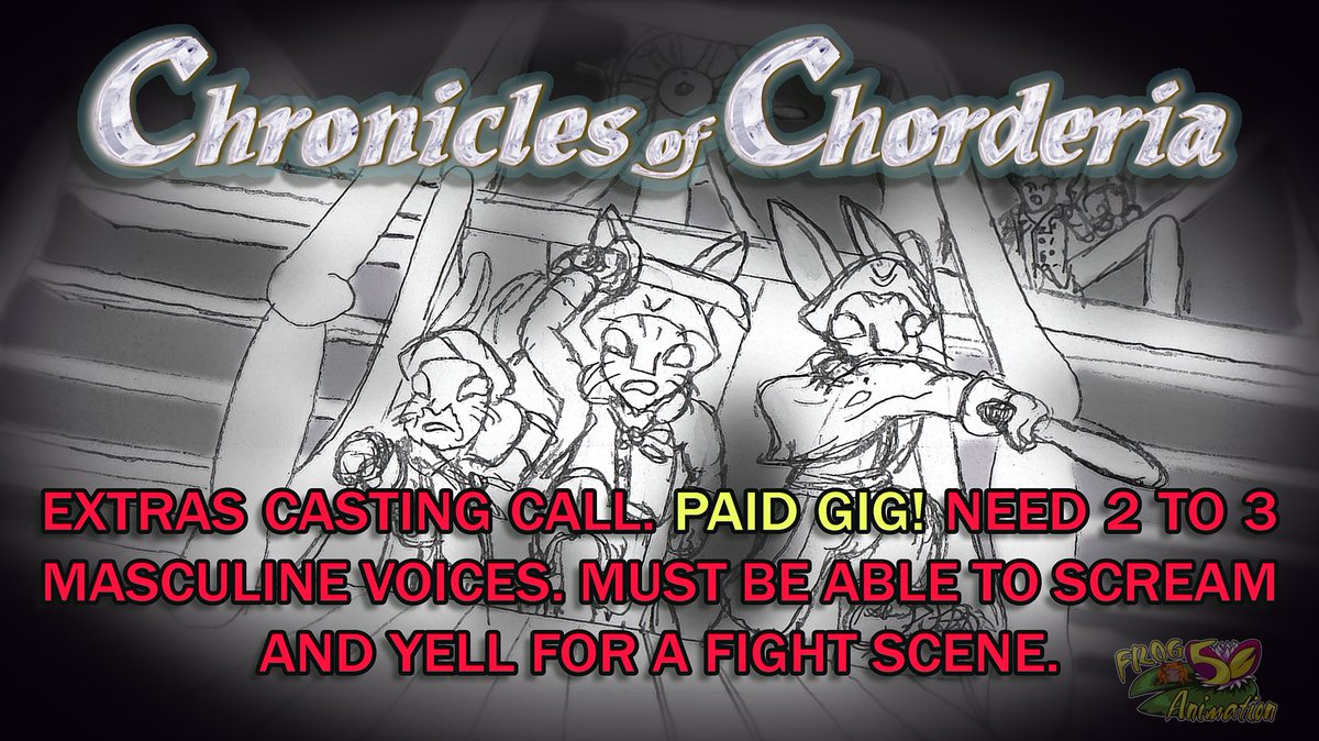 Casting call for a paying gig! I need 2-3 masculine voices for extras. Must be able to scream and yell loudly. Please comment with your demo reel. #castingcall