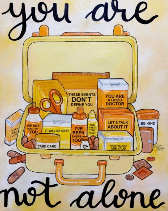 Regional Anesthesia & Pain Medicine (@rapmonline) on Twitter photo 🖼️ Healing Emotional Wounds brings RAPM clinician voices to life through art. A call to destigmatize distress, embrace peer support, and make emotional first aid visible.
🎨 Art by Morgan Granzow
<a href="/CourtneyBurnsMD/">Courtney J. Burns</a>, <a href="/EHigginsMD/">Elliott Higgins, MD 👨🎤 on Bluesky</a>
🔗 doi.org/10.1136/rapm-2… 🖼️ Healing Emotional Wounds brings RAPM clinician voices to life through art. A call to destigmatize distress, embrace peer support, and make emotional first aid visible.
🎨 Art by Morgan Granzow
<a href="/CourtneyBurnsMD/">Courtney J. Burns</a>, <a href="/EHigginsMD/">Elliott Higgins, MD 👨🎤 on Bluesky</a>
🔗 doi.org/10.1136/rapm-2…