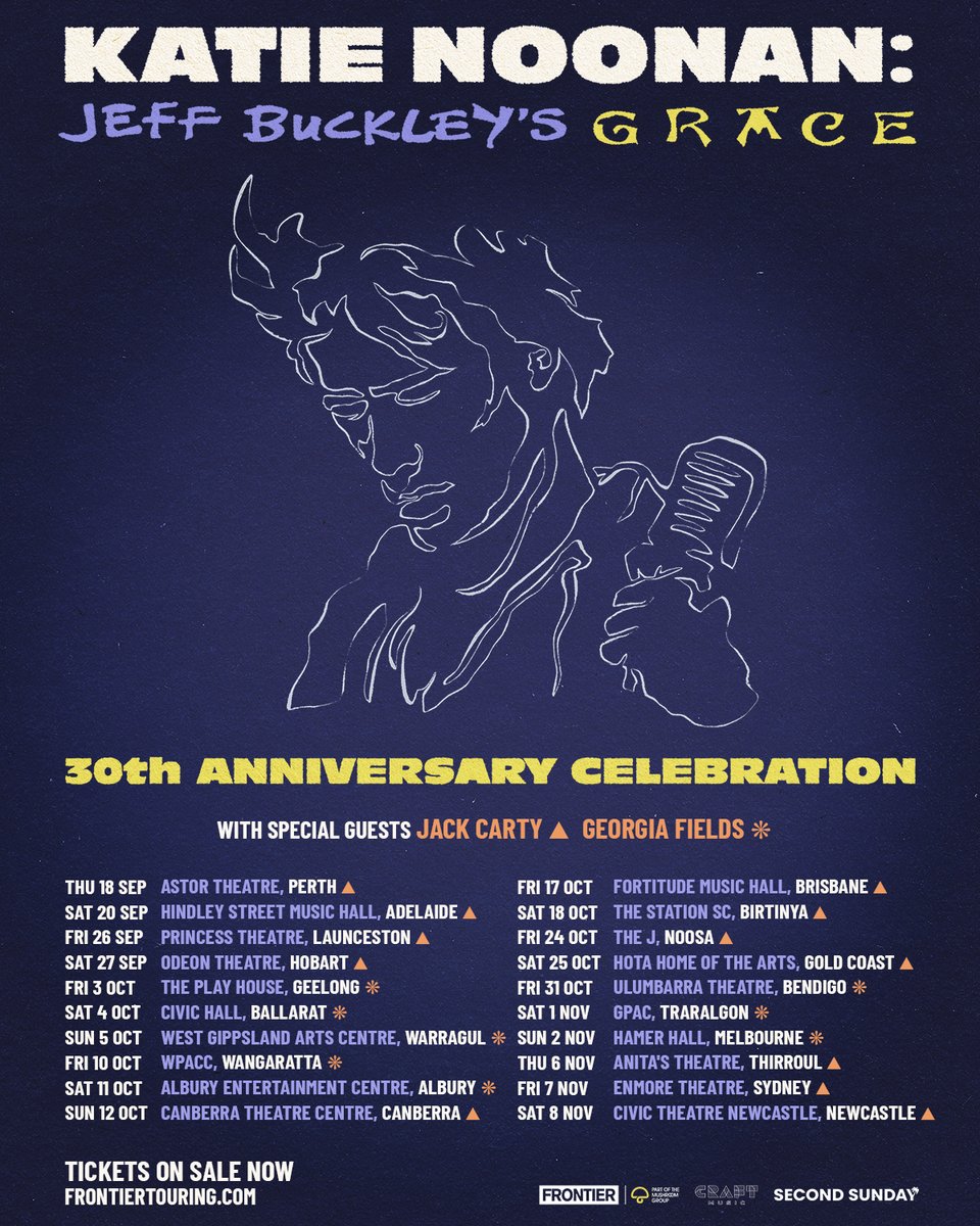 Frontier Touring (@frontiertouring) on Twitter photo ON SALE NOW π Tickets to <a href="/KTNoonan/">Katie Noonan</a>'s Jeff Buckley's Grace Tour are on sale from 12pm local time today! π frontiertouring.com/katienoonan ON SALE NOW π Tickets to <a href="/KTNoonan/">Katie Noonan</a>'s Jeff Buckley's Grace Tour are on sale from 12pm local time today! π frontiertouring.com/katienoonan