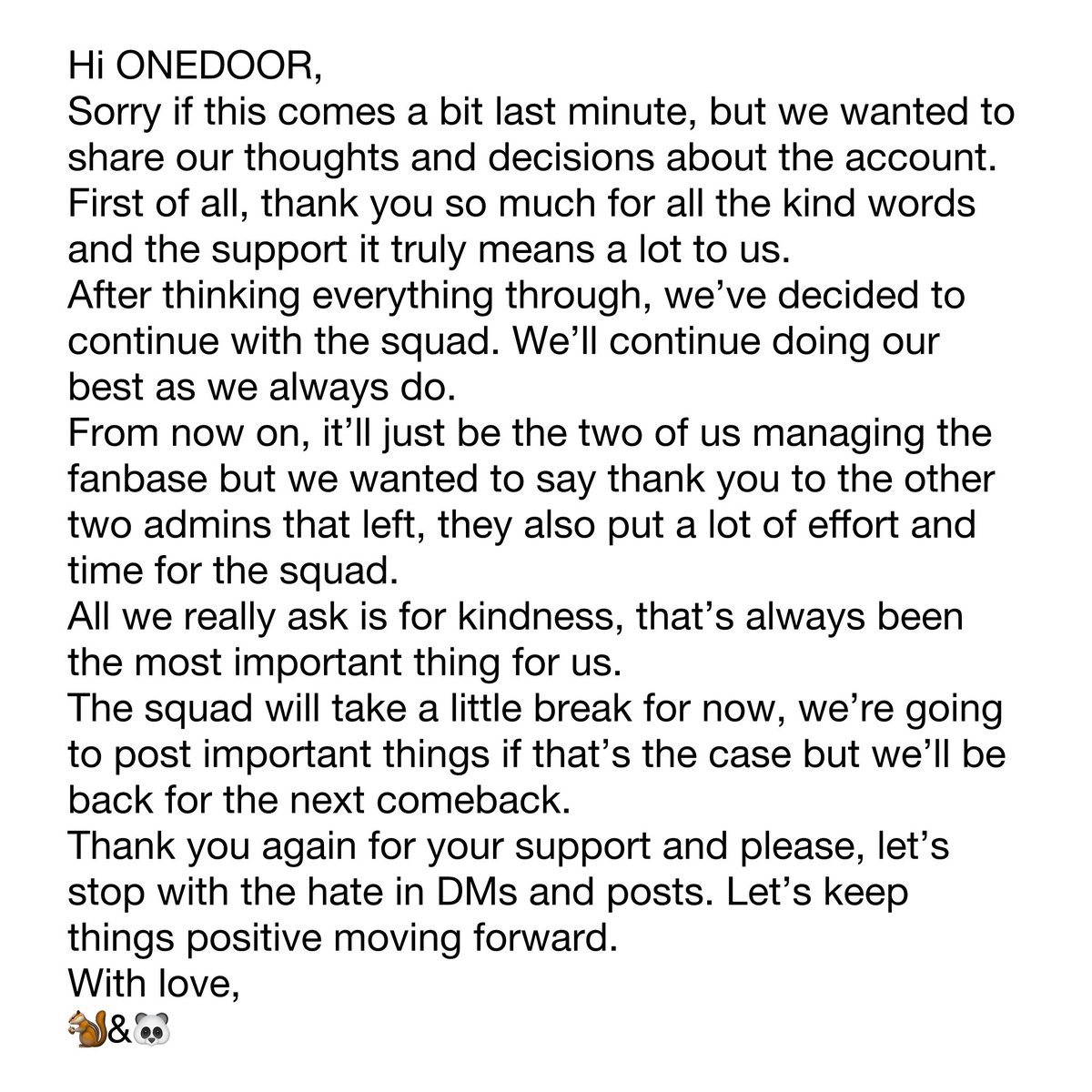 ✨️SQUAD NOTICE✨