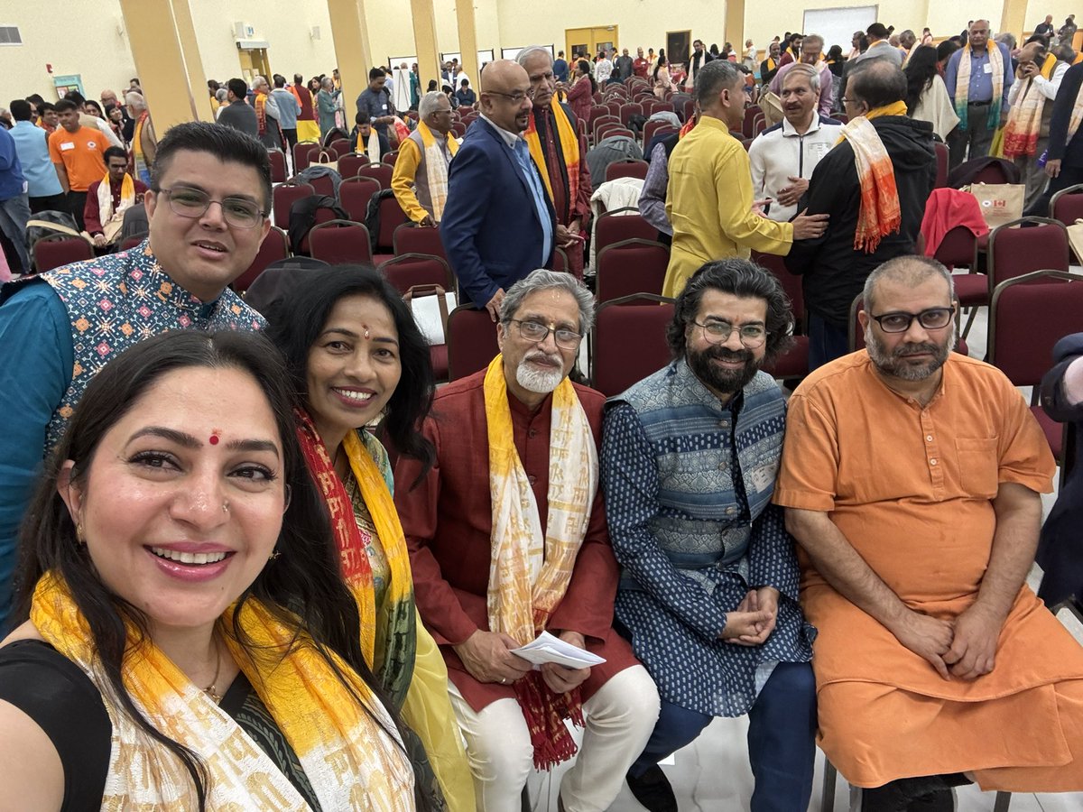 650+ Canadain Hindus from across 🇨🇦 came together for the 1st Canadian National Hindu Conference! What a beginning.
Honoured to join as a panelist! The energy, unity, &amp; clarity were truly inspiring

Huge 🙏 to the organizers <a href="/vhpcanada/">VHP Canada</a> &amp; <a href="/HMSECCanada/">HMSEC-Canada</a> 

<a href="/CohheOfficial/">CohheOfficial</a> <a href="/CNCH_CA/">CNCH</a>