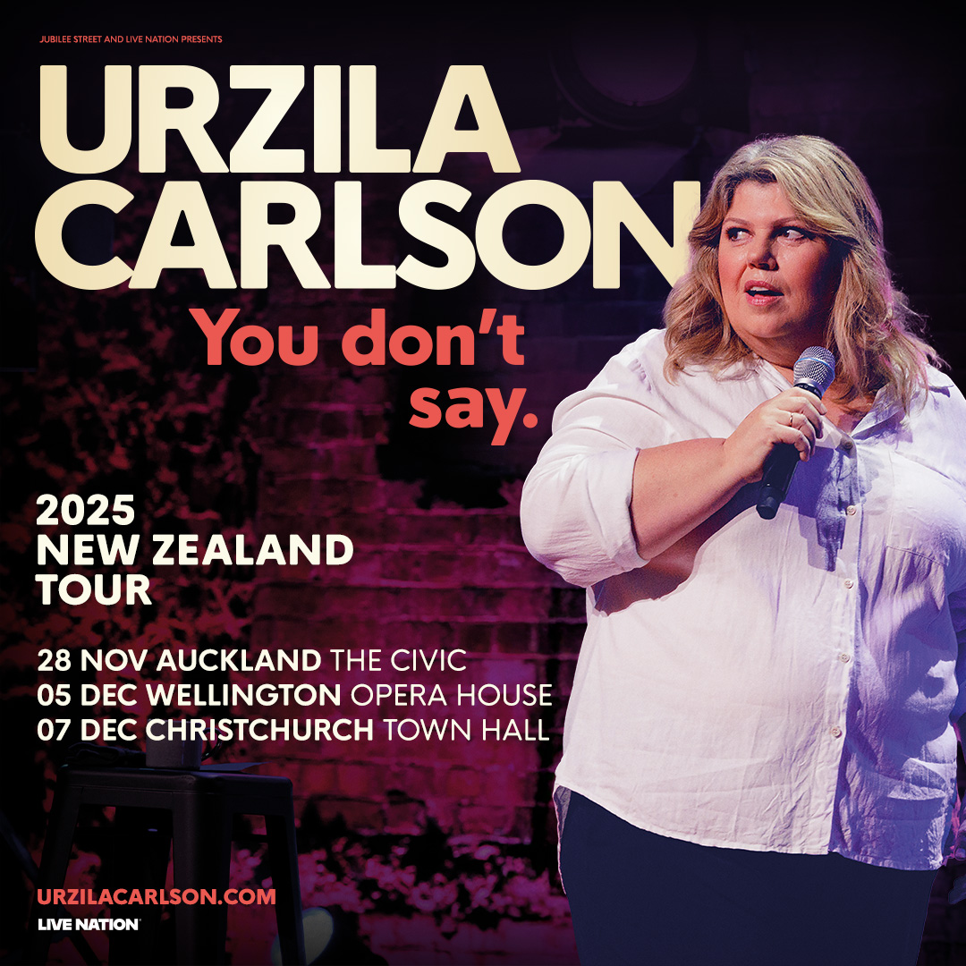 Our favourite South African–New Zealander is back! Urzila Carlson, one of New Zealand's biggest comedy stars, is bringing her trademark cheeky wit back to our shores in December with the 'You Don't Say' Tour. 🎟 lvntn.com/UrzCarNz25

Presales start Wednesday 28 may, 10am.