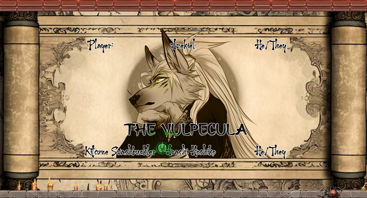 Evermore_VT's tweet image. Last but certainly not least 

We have @AzekielVT 

Zeke will be playing The Vulpecula, Arashi Hoshiko