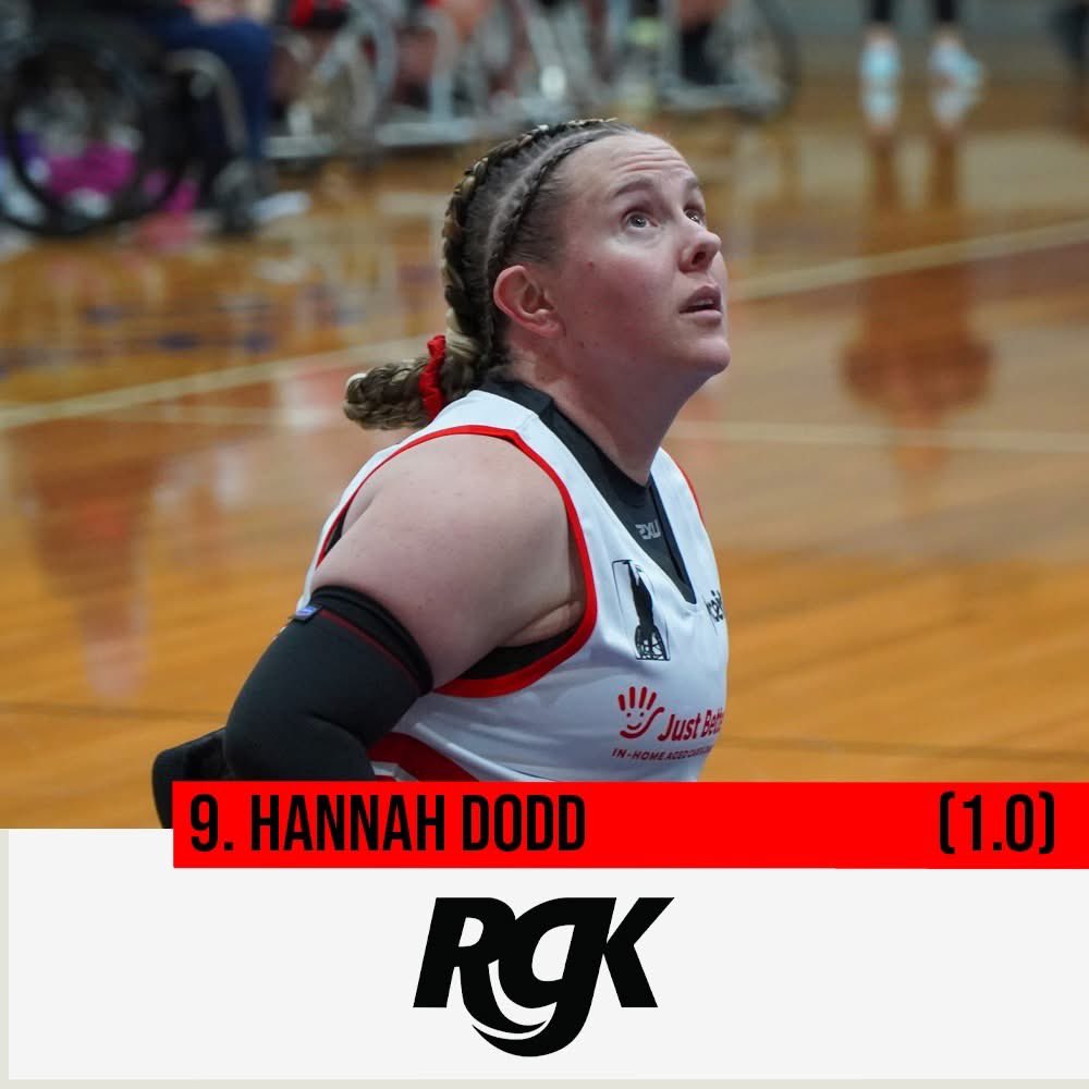 🏀 PLAYER SPONSORSHIP

#9 Hannah Dodd proudly sponsored by <a href="/RGKWheelchairs/">RGK Wheelchairs</a>