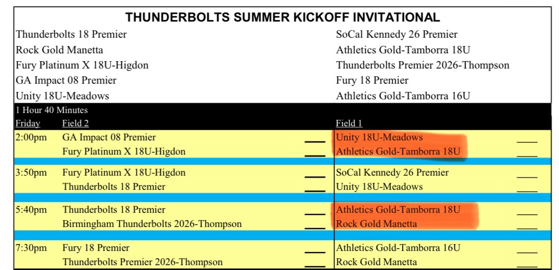 Brooke McGowin 2027 (@brooke_mcgowin) on Twitter photo Very excited to be asked to play w/<a href="/AGTTamborra18U/">Athletics Gold Tamborra 18U Gold - Tamborra</a> this Friday @ the ⚡️ Invitational! 💚💛 Hope to see you there! <a href="/coachK73/">Scottie Kilgore</a> <a href="/e_newellcoach/">Eric Newell</a> <a href="/NateTompkins/">Coach Nate</a> <a href="/StinaMcC7/">Kristina McCain</a> <a href="/tsmartt14/">Taylor Smartt</a> <a href="/IzzyWerdann/">Izzy Werdann</a> <a href="/ElzeyMatt/">The Coach</a> <a href="/prstaggs/">Parker Staggs</a> <a href="/jjpower19/">Joshua Johnson, PhD</a> <a href="/VTechSBcoach/">Pete</a> <a href="/TroyTrojansSB/">Troy Softball</a> <a href="/GoMocsSB/">Chattanooga Softball</a> <a href="/UAB_SB/">UAB Softball</a> Very excited to be asked to play w/<a href="/AGTTamborra18U/">Athletics Gold Tamborra 18U Gold - Tamborra</a> this Friday @ the ⚡️ Invitational! 💚💛 Hope to see you there! <a href="/coachK73/">Scottie Kilgore</a> <a href="/e_newellcoach/">Eric Newell</a> <a href="/NateTompkins/">Coach Nate</a> <a href="/StinaMcC7/">Kristina McCain</a> <a href="/tsmartt14/">Taylor Smartt</a> <a href="/IzzyWerdann/">Izzy Werdann</a> <a href="/ElzeyMatt/">The Coach</a> <a href="/prstaggs/">Parker Staggs</a> <a href="/jjpower19/">Joshua Johnson, PhD</a> <a href="/VTechSBcoach/">Pete</a> <a href="/TroyTrojansSB/">Troy Softball</a> <a href="/GoMocsSB/">Chattanooga Softball</a> <a href="/UAB_SB/">UAB Softball</a>