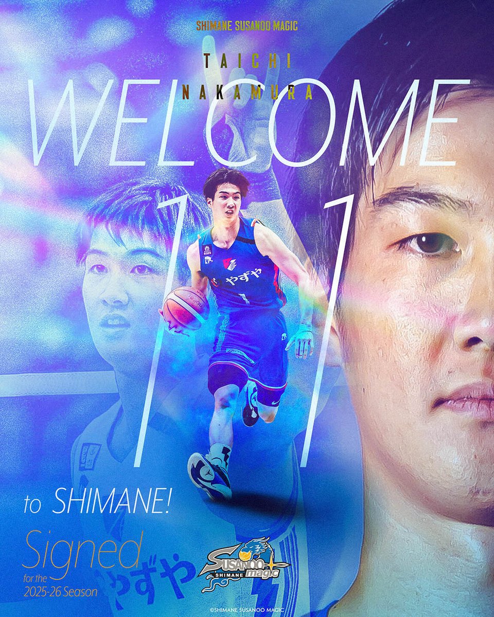 ◤￣ #11 #中村太地 選手 2025-26 SEASON 選手契約締結 ＿◢ この度